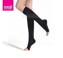 Компрессионные гольфы MEDIVEN PLUS medi 2 класс компрессии с открытым и закрытым носком для женщин и мужчин