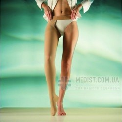 30% КАУЧУКА в составе - Компрессионный ЧУЛОК НА ОДНУ НОГУ с застежкой на талии SIGVARIS MEDICAL ТRADITIONAL 2 класс компрессии с открытым носком для женщин и мужчин