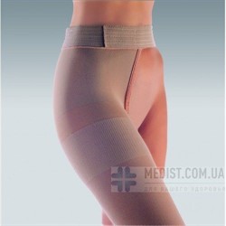 30% КАУЧУКА в составе - Компрессионный ЧУЛОК НА ОДНУ НОГУ с застежкой на талии SIGVARIS MEDICAL ТRADITIONAL 2 класс компрессии с открытым носком для женщин и мужчин