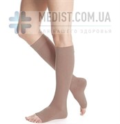 Компрессионные гольфы от варикоза Maxis Cotton с микрокапсулами Aloe Vera 2 класс компрессии открытый носок (мысок) для женщин