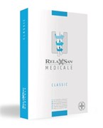 Компрессионные гольфы RELAXSAN МEDICALE CLASSIC 2 класс компрессии открытый носок (мысок) для женщин и мужчин