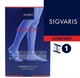 Компрессионные чулки SIGVARIS COMFORT 1 класс компрессии с закрытым носком для женщин и мужчин