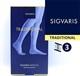 30% КАУЧУКА в составе - Компрессионные гольфы SIGVARIS MEDICAL TRADITIONAL 3 класс компрессии с открытым носком для женщин и мужчин