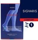 Компрессионные гольфы SIGVARIS COMFORT 1 класс компрессии с закрытым носком для женщин и мужчин