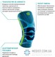 Умный коленный бандаж GenuTrain Bauerfeind Sports Knee Support - динамический наколенник для коленного сустава с пателлярной вставкой - для женщин и мужчин