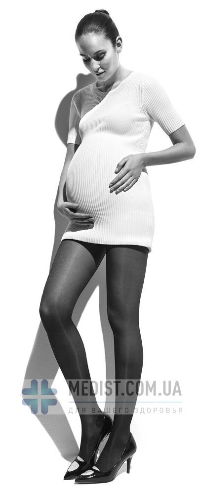 Медицинские компрессионные колготы для беременных женщин Segreta Young Maman 70 den профилактические с закрытым носком (мыском)